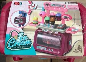 2-in-1 Ice Cream Cool-Box Party Playset - 28 Pieces